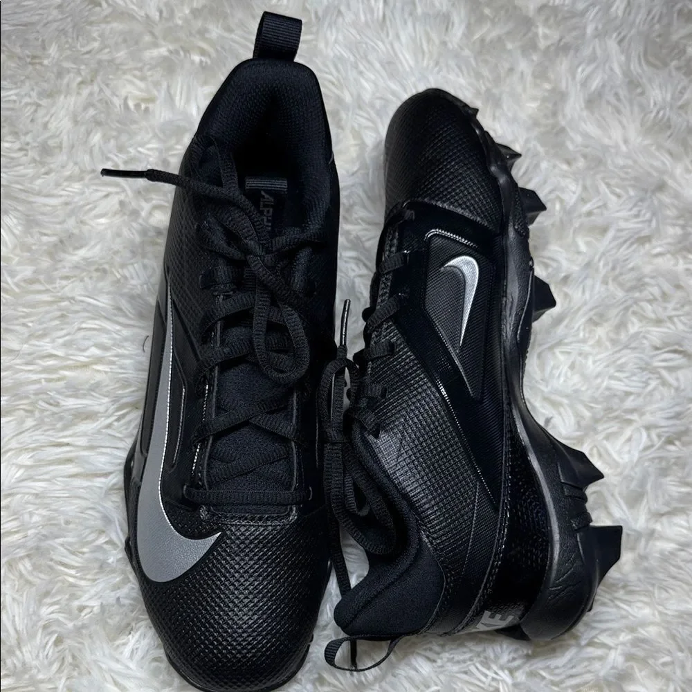 Nike Alpha Black and Gray Sports Cleats